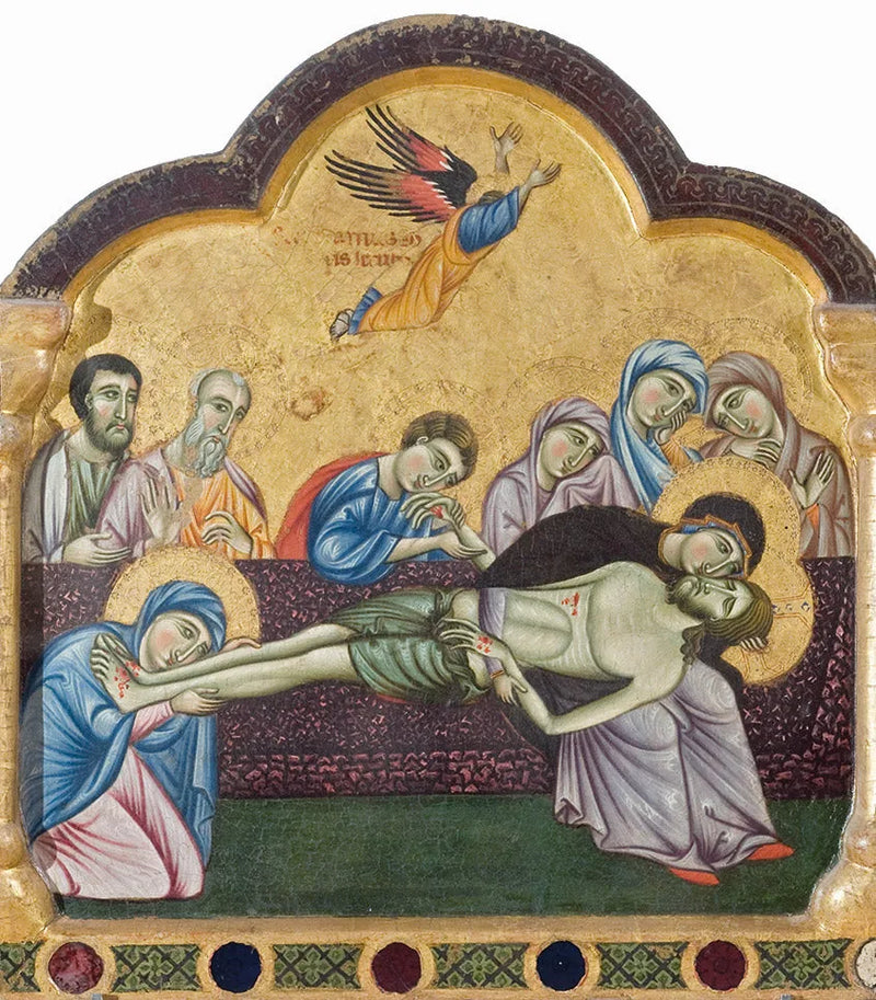 A Lamentação sobre o Corpo de Cristo Morto - Mestre de São Francisco