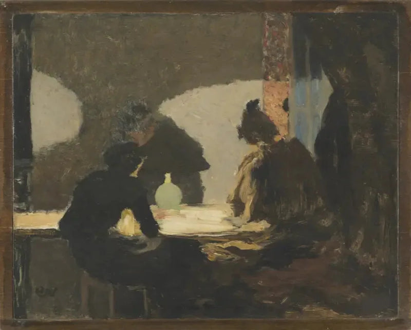 A lâmpada verde - Édouard Vuillard