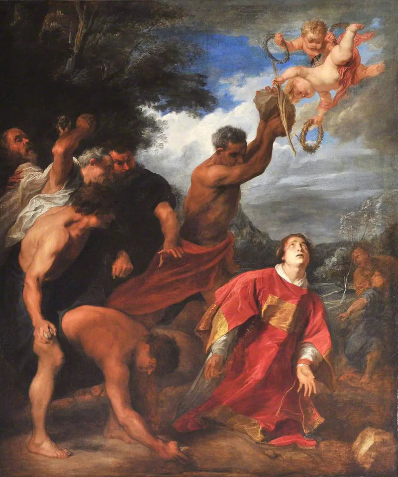 A lapidação de São Estêvão - Antoine van Dyck