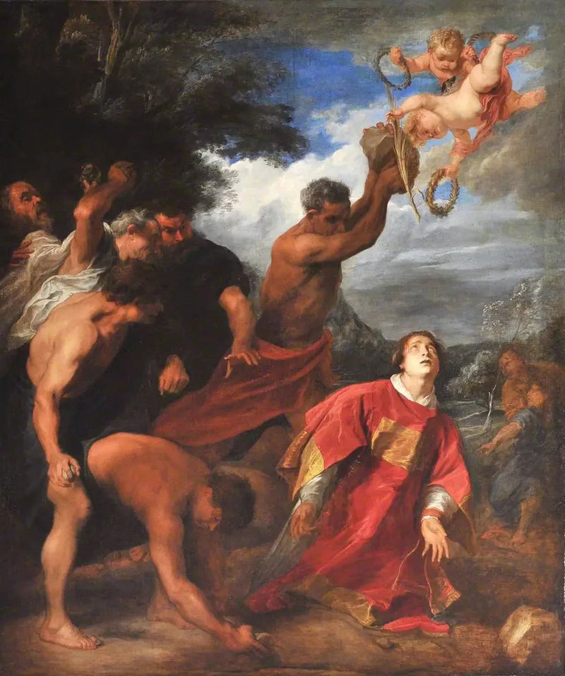 A lapidação de São Estêvão - Antoine van Dyck