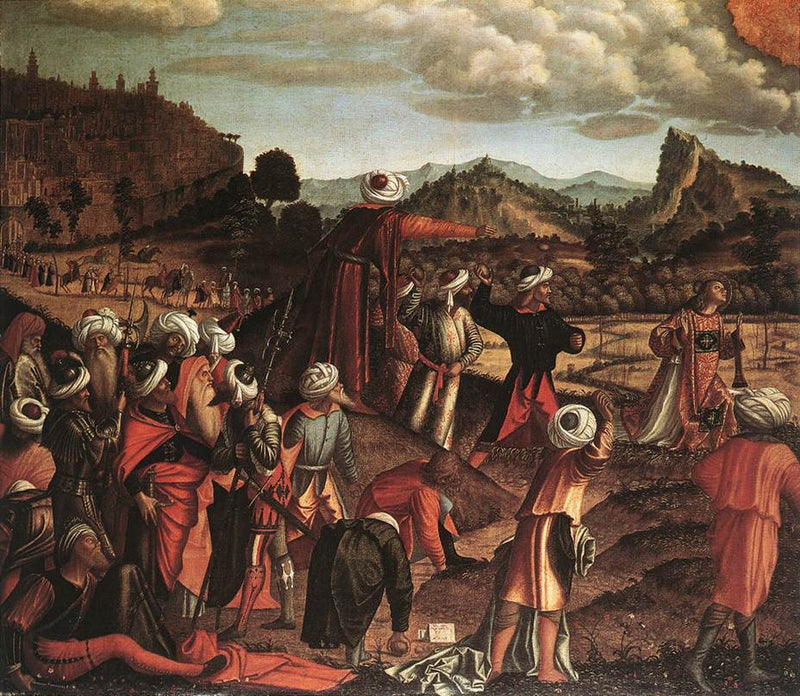 A lapidação de São Tiago - Vittore Carpaccio