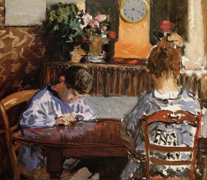 A Lição - Alfred Sisley