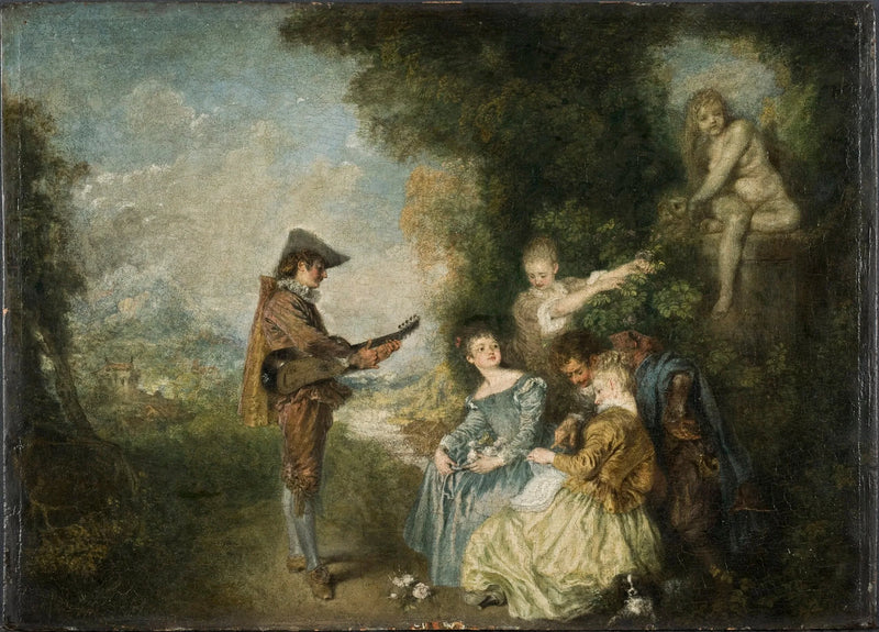A Lição de Amor - Antoine Watteau