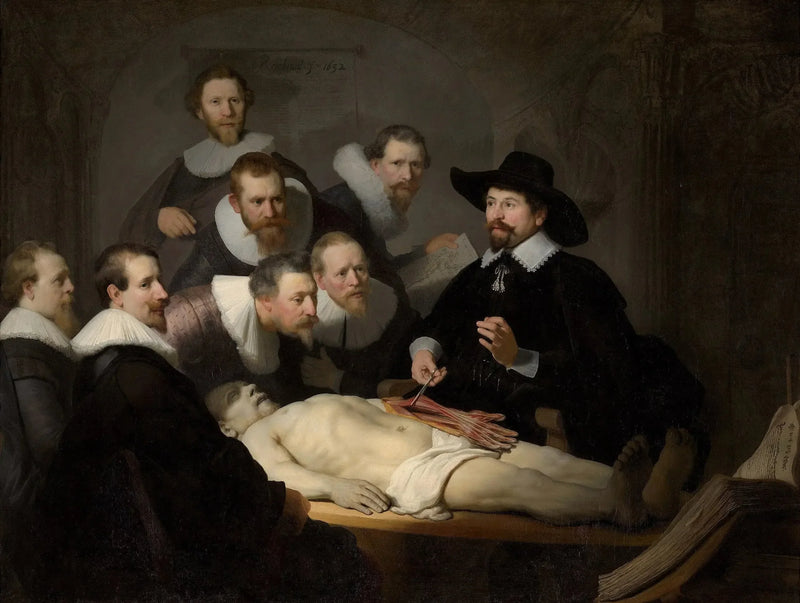 A Lição de Anatomia do Doutor Tulp - Rembrandt