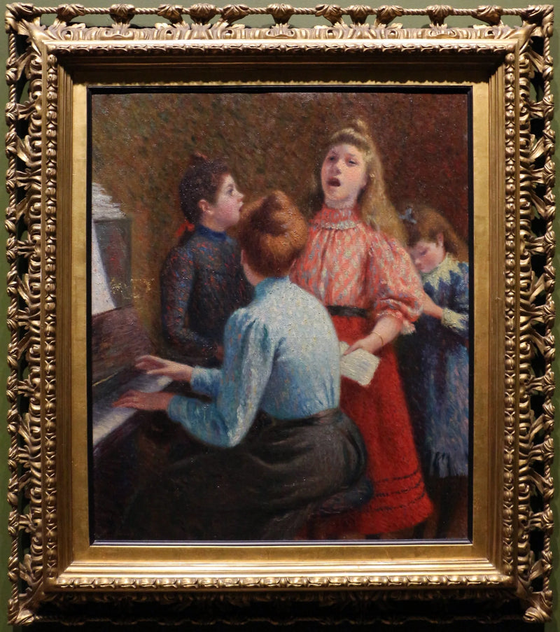 A aula de canto - Federico Zandomeneghi