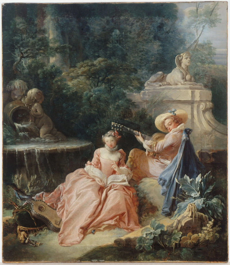 A Aula de Música - François Boucher