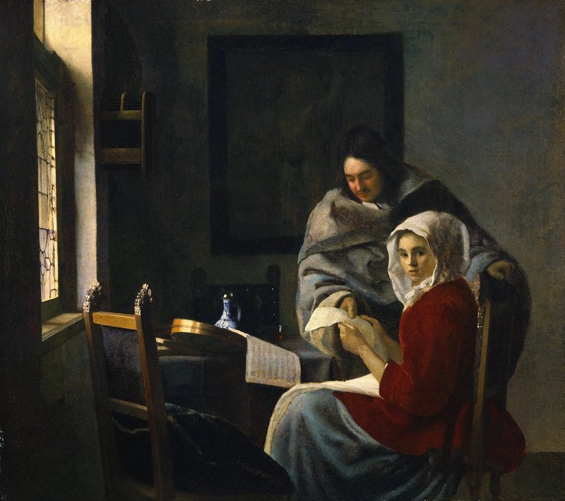 A Lição de Música Interrompida - Johannes Vermeer