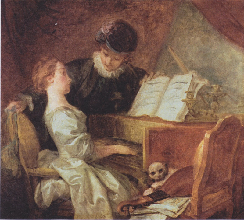A Aula de Música - Jean-Honoré Fragonard