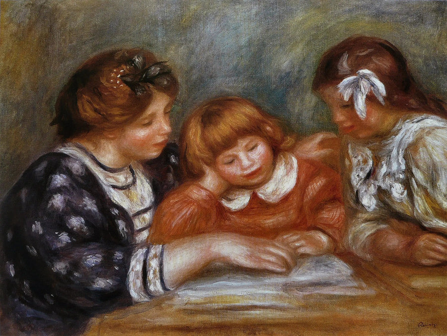 A Lição - Pierre-Auguste Renoir