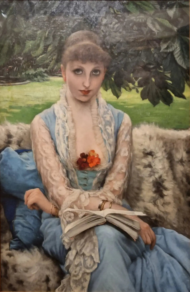 A leitura no parque - James Tissot