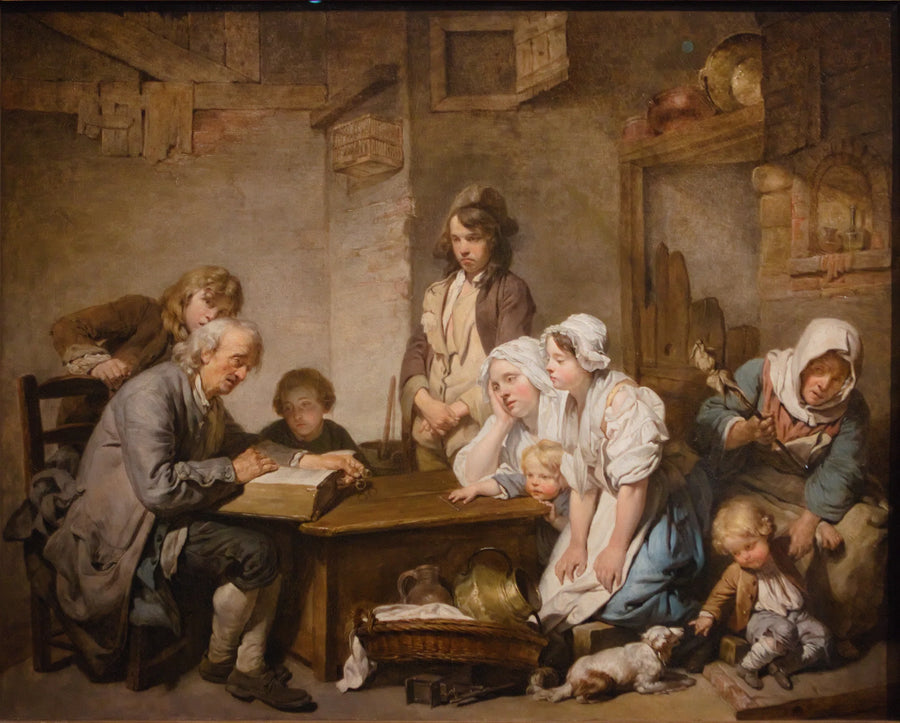A Leitura da Bíblia - Jean-Baptiste Greuze