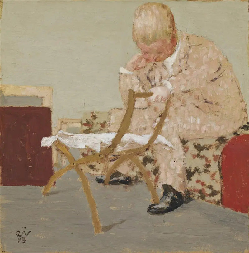 A leitura do jornal - Édouard Vuillard