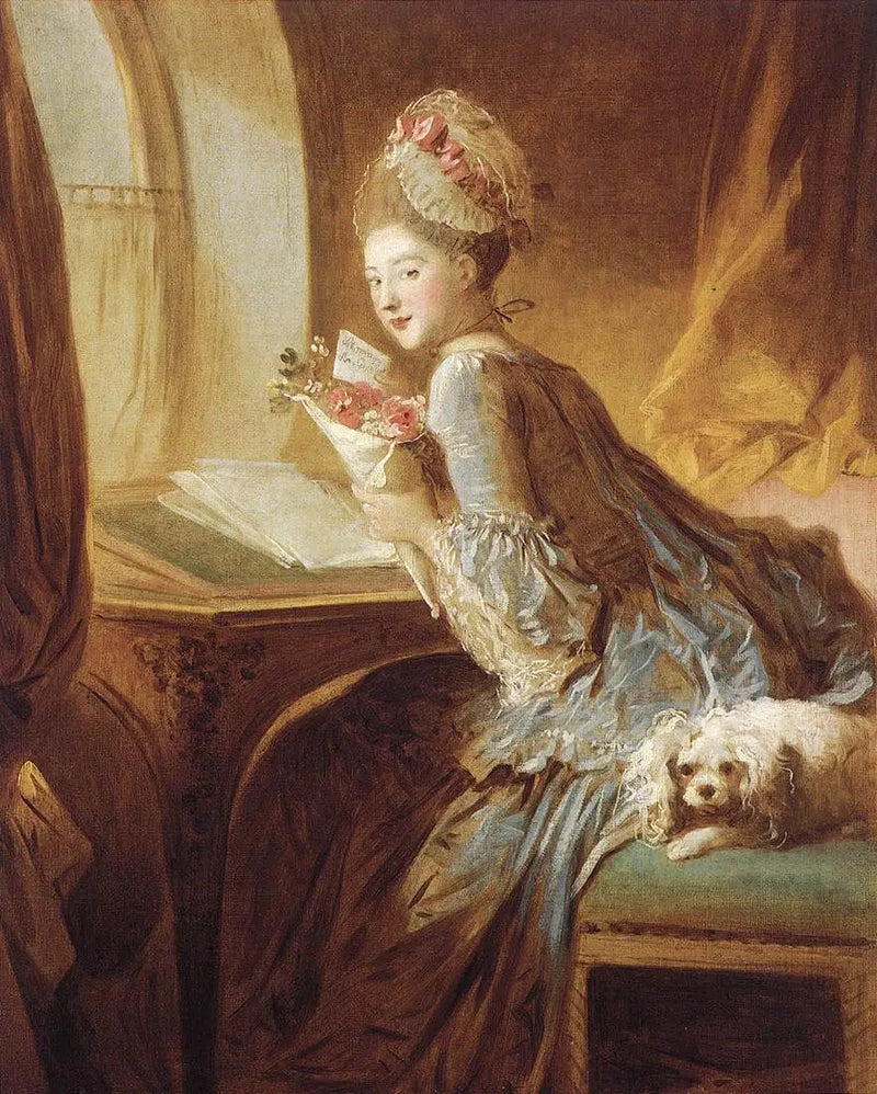 A Carta de Amor - Jean-Honoré Fragonard