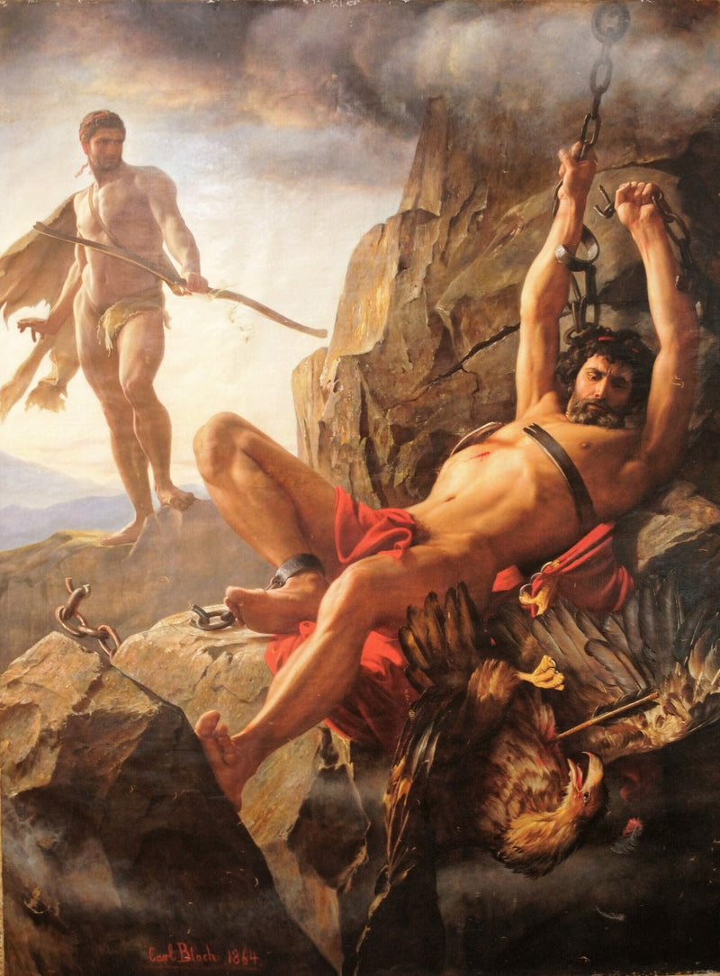 A libertação de Prometeu - Carl Heinrich Bloch