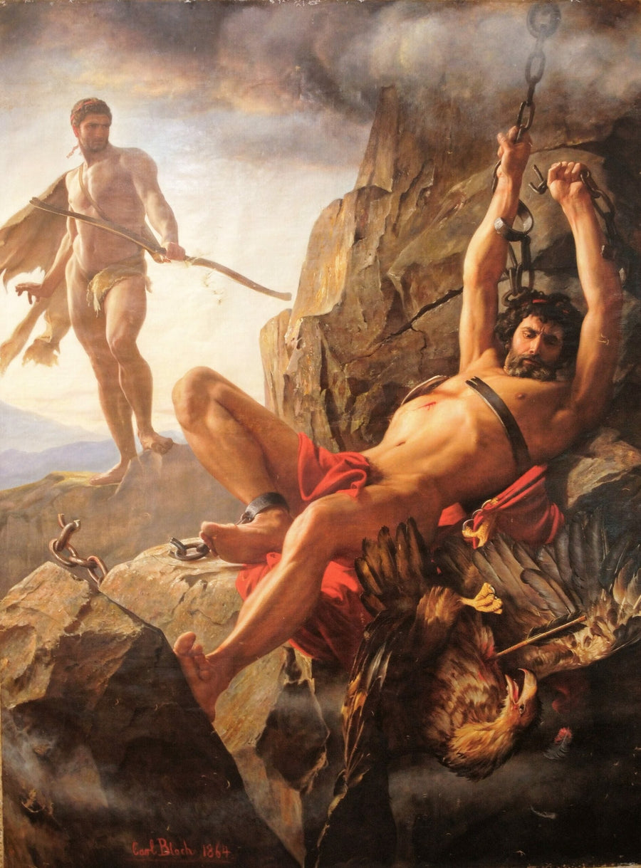 A libertação de Prometeu - Carl Heinrich Bloch