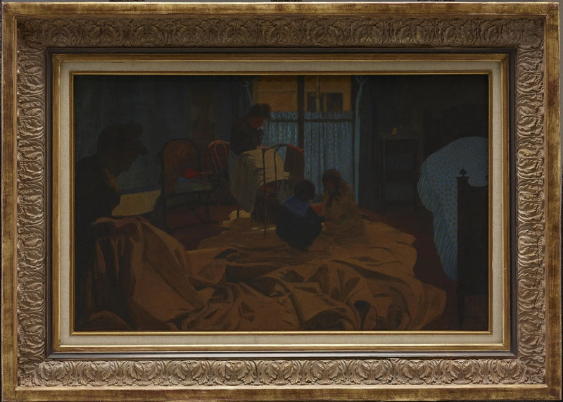 La Lingère, Quarto Azul - Félix Vallotton