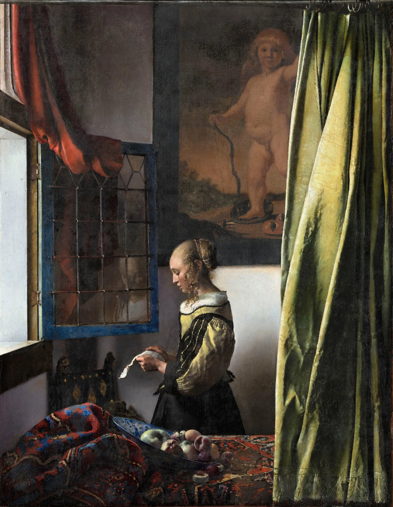 A Leitura à Janela - Johannes Vermeer