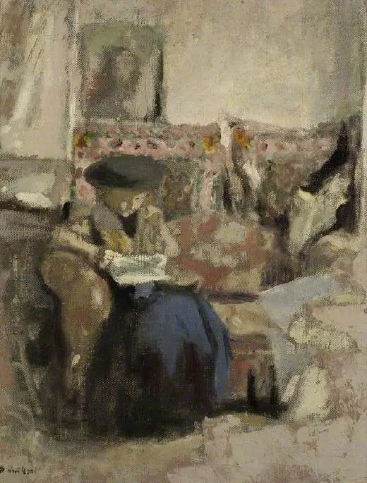 A Leitura no Almofada - Édouard Vuillard