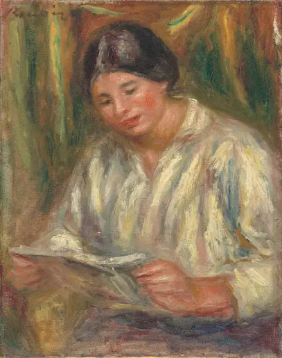 A Leitura Branca - Pierre-Auguste Renoir