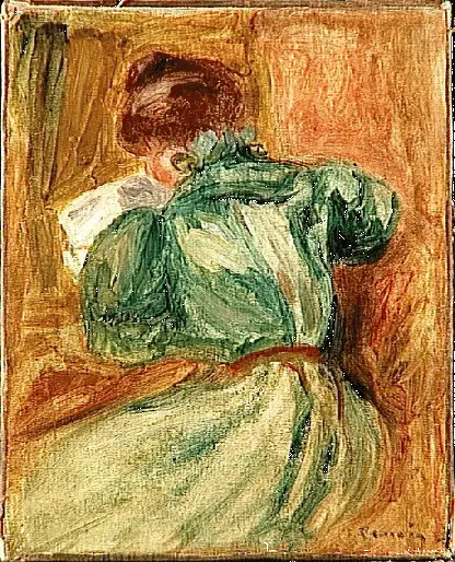 A Leitura Verde - Pierre-Auguste Renoir