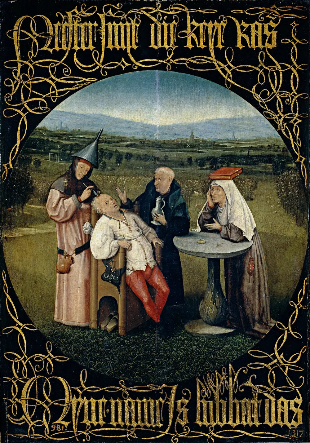 La Lithotomie - Hieronymus Bosch image 1 reproduction artisanale de tableau