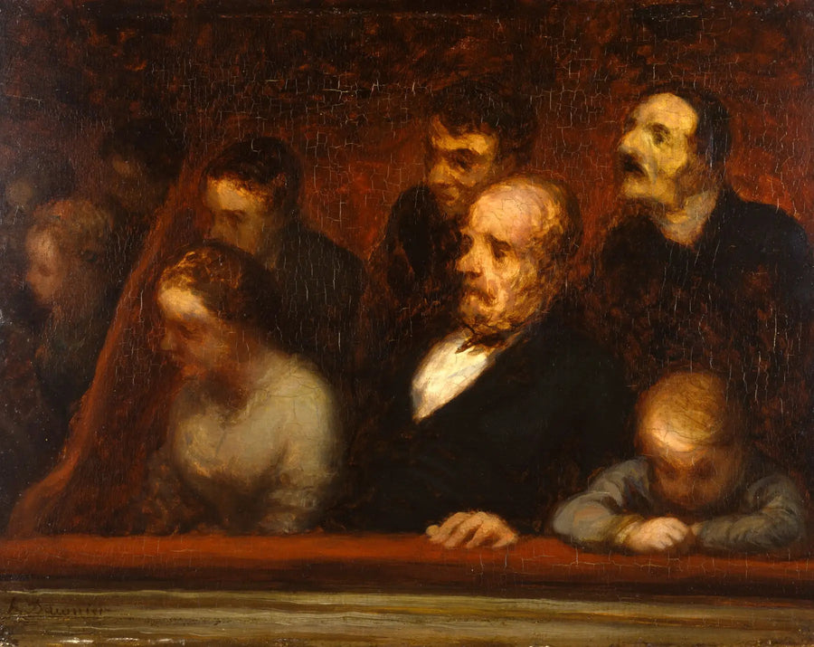 La Loge (Nas camarotes do teatro) - Honoré Daumier