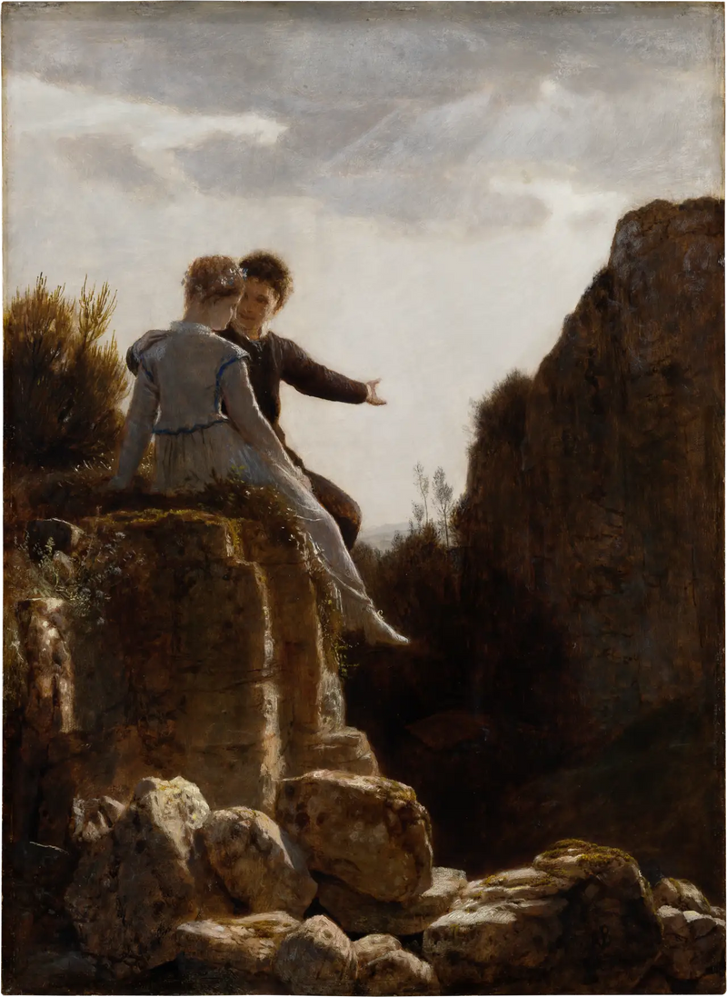 A lua de mel - Arnold Böcklin