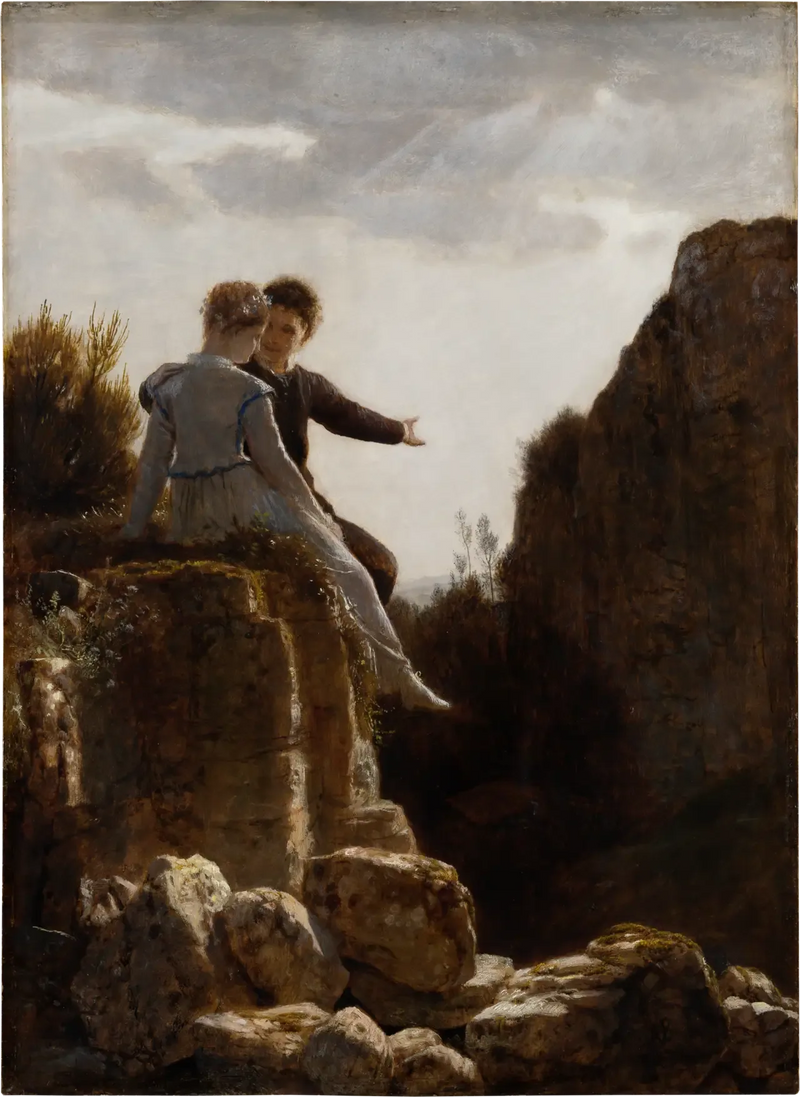 A lua de mel - Arnold Böcklin