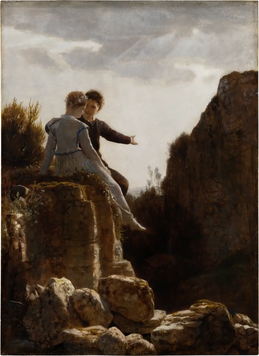 A lua de mel - Arnold Böcklin