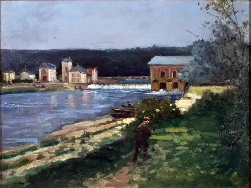 A máquina de Marly - Gustave Caillebotte
