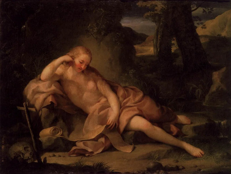 A Madeleine Penitente - Anton Raphael Mengs