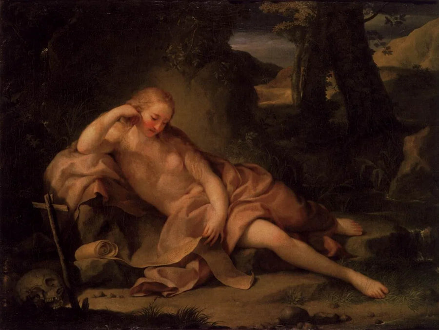 A Madeleine Penitente - Anton Raphael Mengs