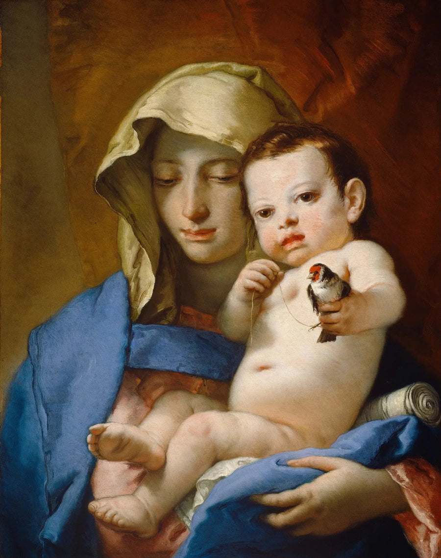 A Madona com Cardeal - Giovanni Battista Tiepolo