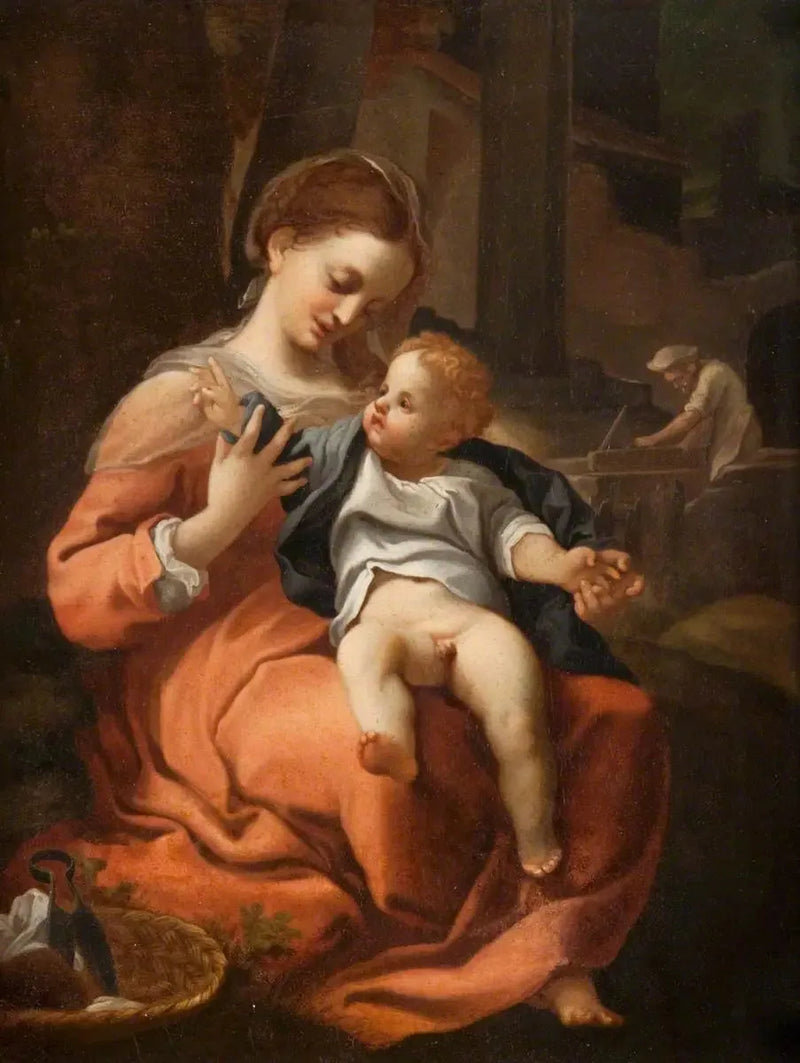 A Madona com Cesto - Antonio da Correggio