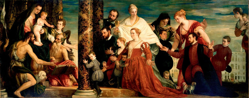A Madona da família Cuccina - Paul Véronèse