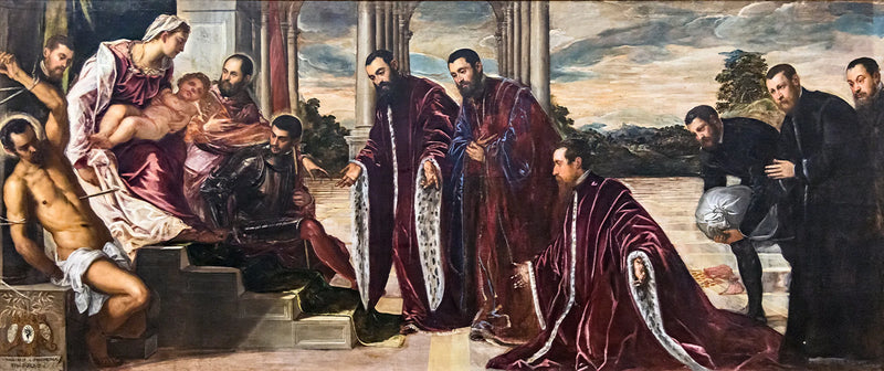 A Madona dos Camerlenghi - Jacopo Tintoretto