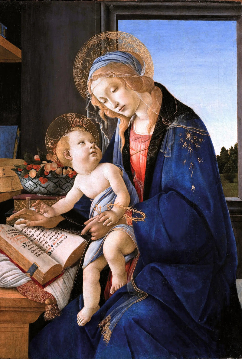 A Madona do Livro - Sandro Botticelli