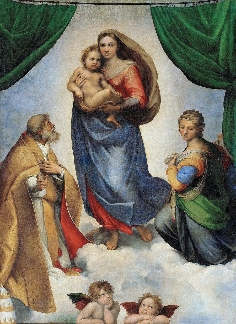 A Madona Sixtina - Rafael Sanzio
