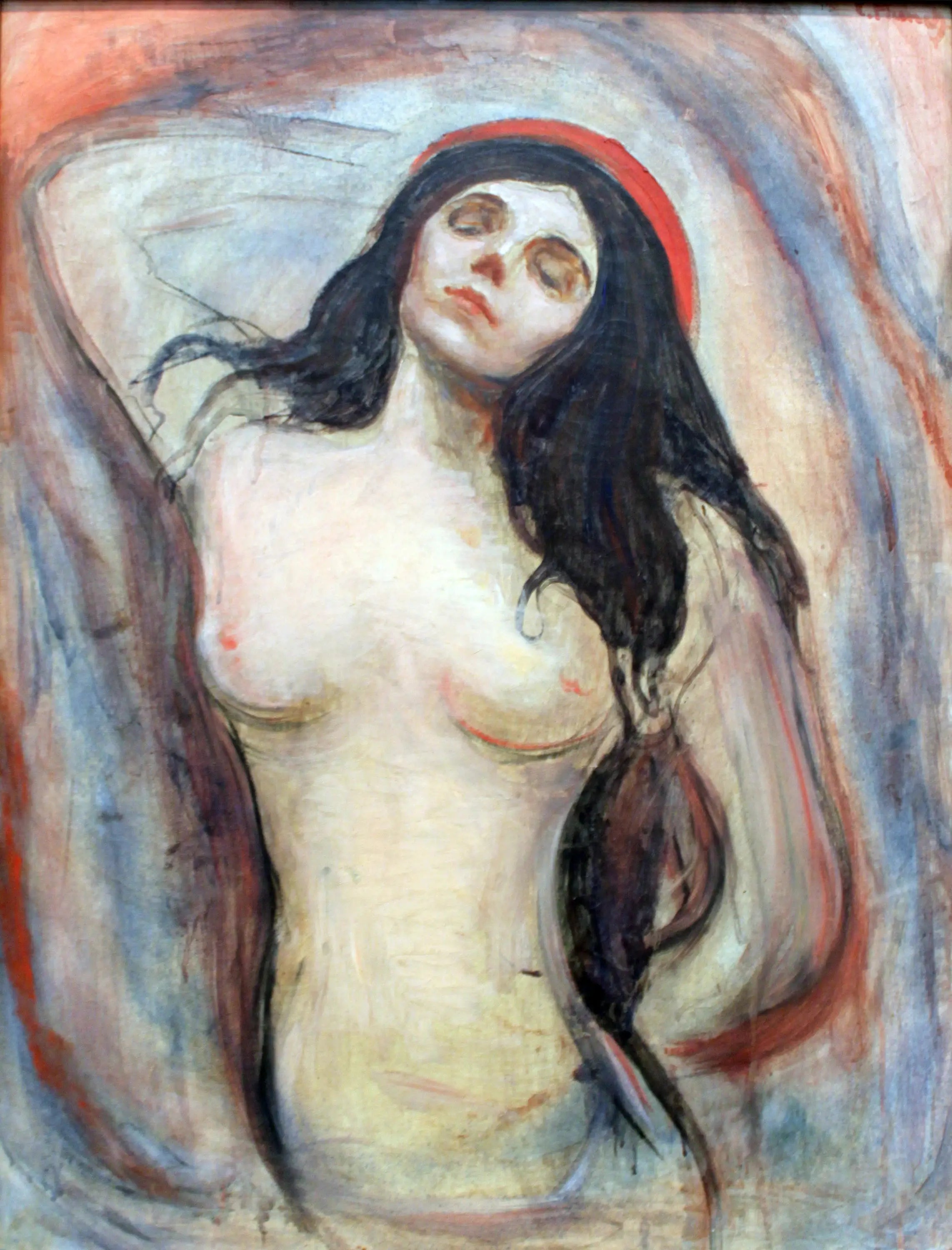 Reproduction du tableau « La Madonne - Edvard Munch » par Alpha Reproduction en peinture à l’huile