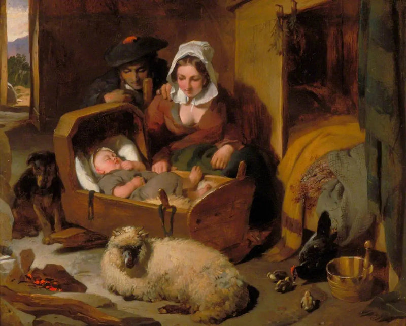 A casa de um pastor das Terras Altas - Edwin Henry Landseer