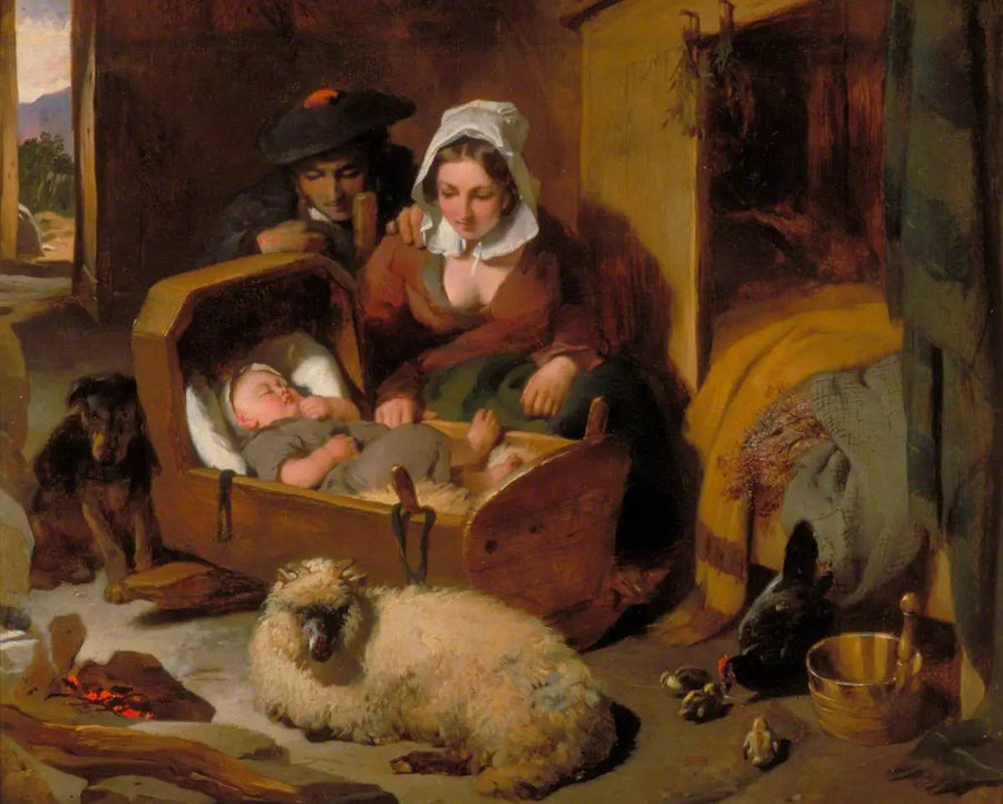 A casa de um pastor das Terras Altas - Edwin Henry Landseer