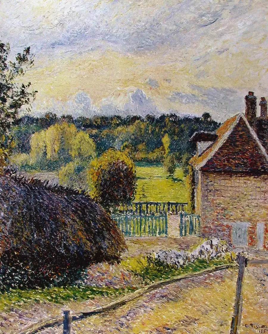 A Casa da Loucura em Éragny - Camille Pissarro