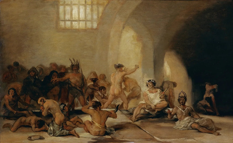 A casa dos loucos - Francisco de Goya