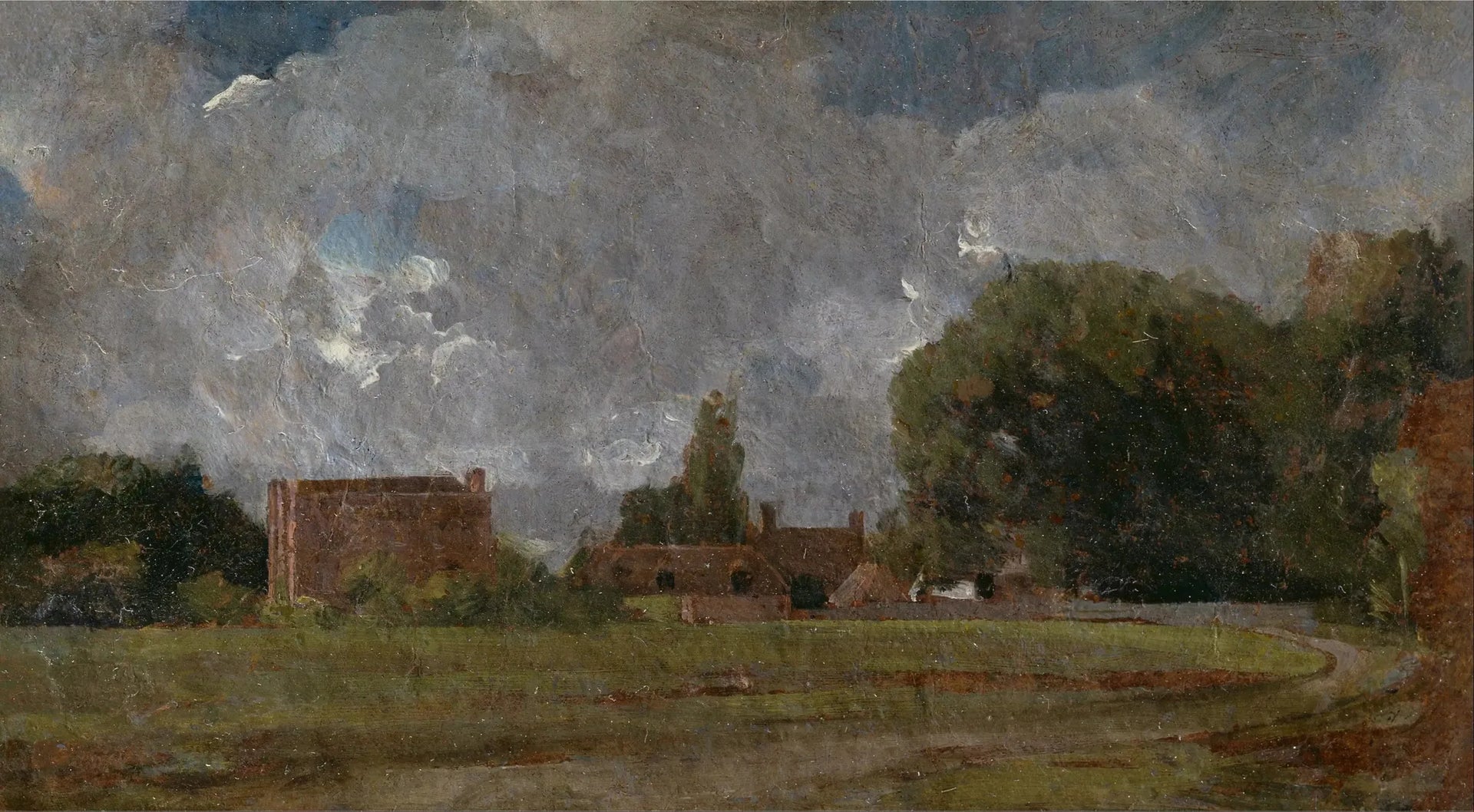 La maison de Golding Constable, East Bergholt : le lieu de naissance de l'artiste - John Constable image 1 reproduction de peinture à l’huile