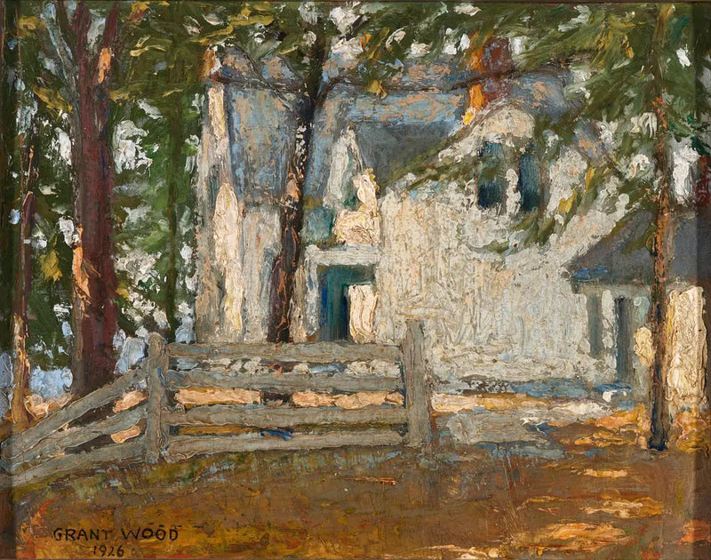 A casa da avó Wood - Grant Wood