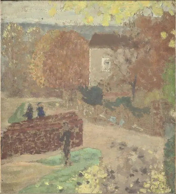 A Casa de Mallarmé em Valvins - Édouard Vuillard