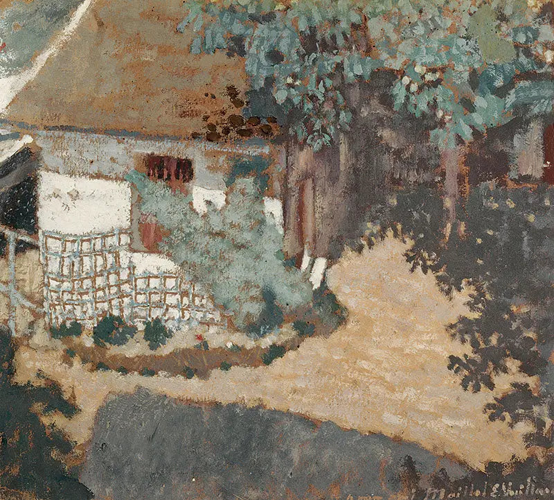 A casa de Roussel em La Montagne - Édouard Vuillard