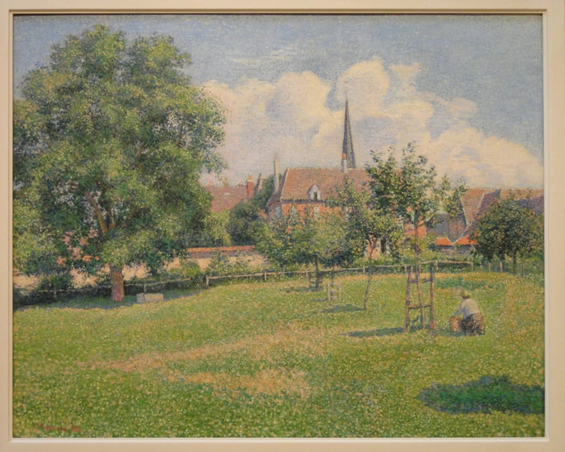 A Casa da Surda e o Campanário de Éragny - Camille Pissarro