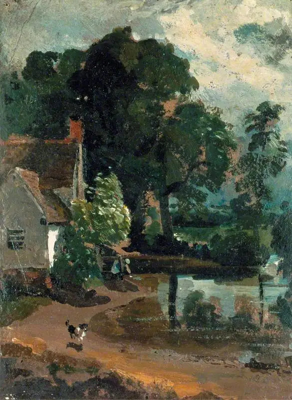 A casa de Willy Lott, perto do moinho de Flatford - John Constable