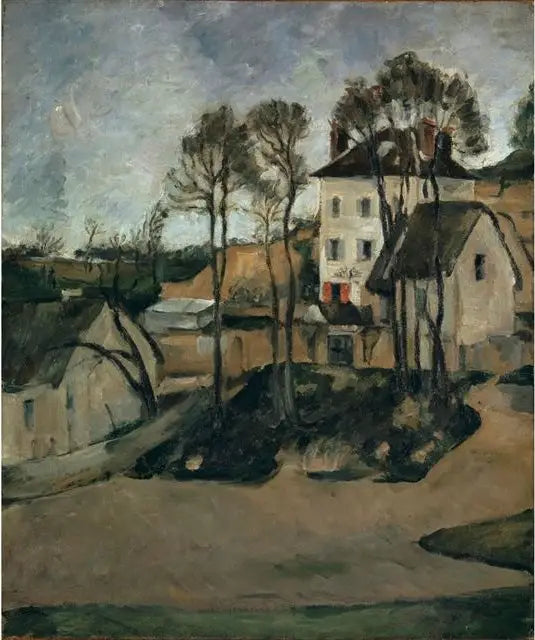 A casa do doutor Gachet em Auvers-sur-Oise - Paul Cézanne